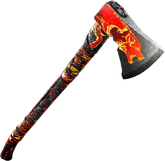 The Burning Wolf Axe