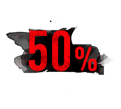 50% off