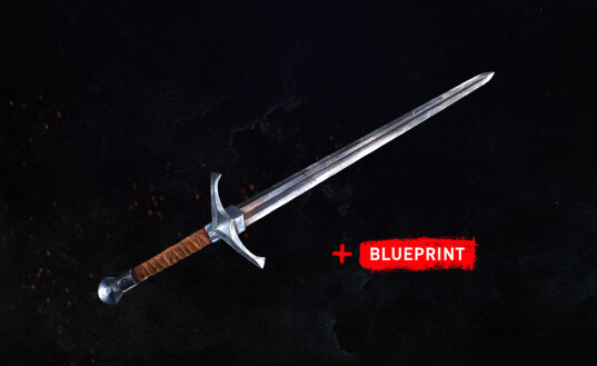 Warden's Longsword + Blueprint