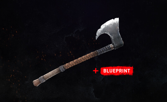 Berserker’s Hand Axe + Blueprint