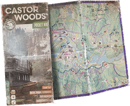 Castor woods<br>tourist map