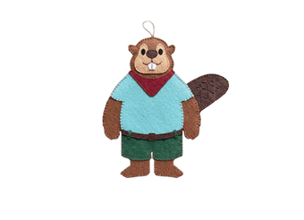 DIY Bober The Beaver Keychain