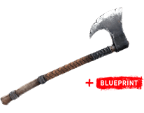 Berserker’s Hand Axe + Blueprint